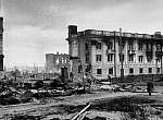 Разрушенная при отходе Красной Армии центральная часть Петрозаводска  (октябрь 1941 года) 